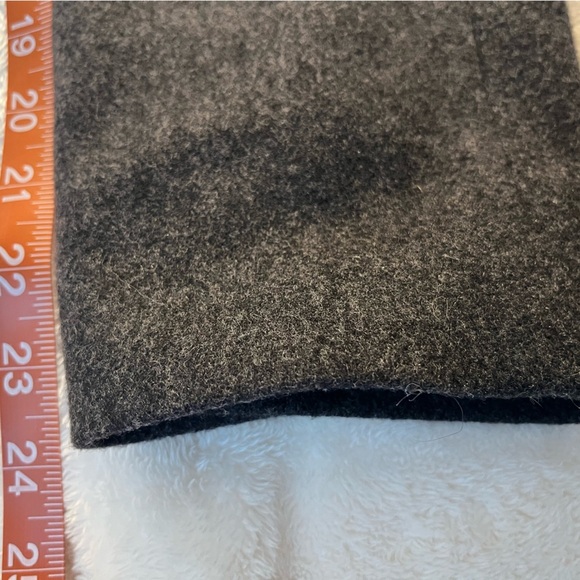L.L. Bean Jacket Womens SZ 8 Charcoal Gray Wool Cashmere Blend Blazer Cl… - Picture 11 of 11
